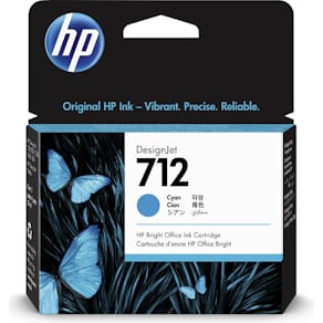 Inktcartridge HP 712, 29 ml, OEM 3ED67A, cyaan