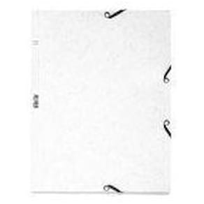 Snoddmapp EXACOMPTA FSC Presspan A4, 3-klaff, 250 ark, 400g, vit