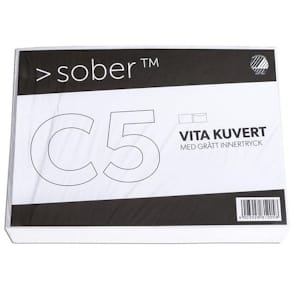Kuvert konsument C5 FH 80g vit100/fp