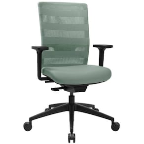 Drehstuhl Topstar Sitness AirWork, schwarz/mint, mit Armlehnen