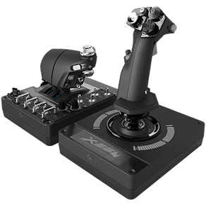 Logitech X56 H.O.T.A.S. - Joystick och spjäll