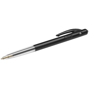 Kuglepen BIC M10 trykknap, sort 0,6–1,0 mm, 50 stk