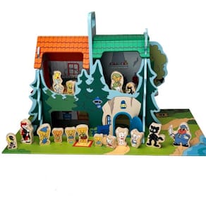 Bamsebyn med lekplatta