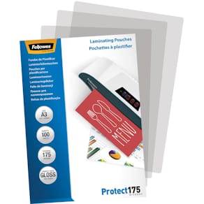 Laminat FELLOWES A3 175mic klar 100/fp