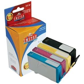 Tintenpatronen-Set EMSTAR, kompatibel zu HP 364XL, 4 Farben