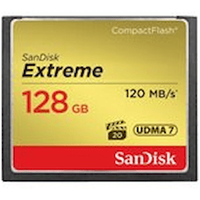 SanDisk Extreme - Flash-minneskort - 128 GB - 567x - CompactFlash