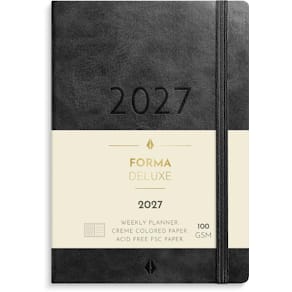 Liten Veckokal Forma Deluxe 2027 svart