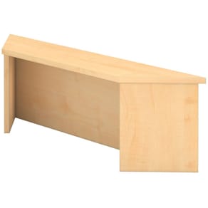 Thekenaufsatz Hammerbacher, 113 x 32 x 35 cm, 1 Ordnerhöhe, ahorn