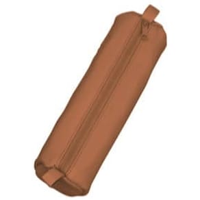 Schlamperrolle ALASSIO, Leder, braun