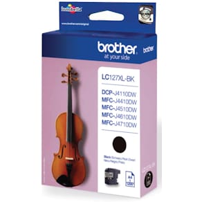 Inktcartridge Brother LC-127XLBK, zwart, 1.200 pagina's (OEM)