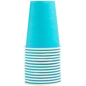 Pappersbägare PRONAPPE 20cl turkos 15/fp