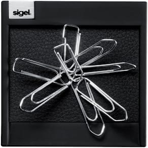 Büroklammernspender Sigel, schwarz