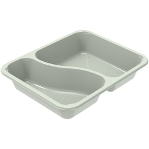 Plastbakke Færch C-PET 2-rums 227x178x43mm, ovn/mikro, 360 stk