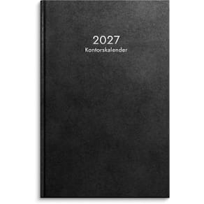 Kontorskalender 2027 svart