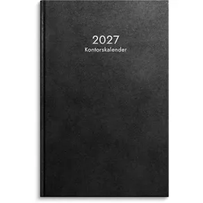 Kontorskalender 2027 svart