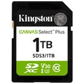 Kingston Canvas Select Plus - Flash-minneskort - 1 TB - Video