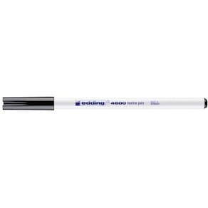 Textilstift edding T-Shirt pen, schwarz, Rundspitze, 1 mm