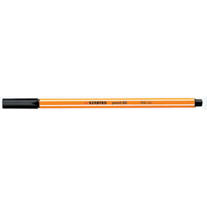 Fineliner STABILO point 88, zwart