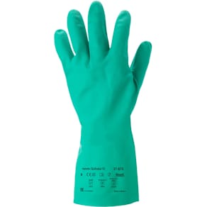 Chemikalienhandschuh Ansell AlphaTec Sol-Vex 12ST, grün, XL (10)