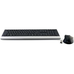 Tastatur- und Maus-Set MediaRange MROS105, schwarz/silber
