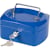 Geldkoffer Q-CONNECT, 155 x 120 x 75 mm, blauw
