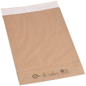 Versandtasche FLEXIPAK, 250x50x353+50 mm, braun, 300 Stück