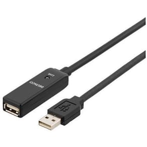 Kabel DELTACO USB aktiv förlängning 10m