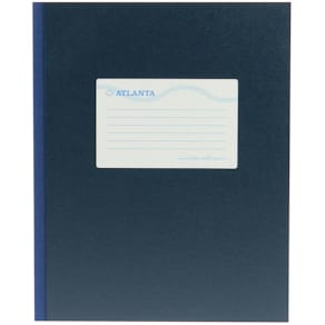 Notitieboek Atlanta by Jalema breedkwarto, 160 bladzijden, blauw