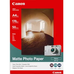 Fotopapper Bläckstråle CANON MP-101, A4, 170g, matt, 50/fp