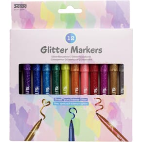 Glitterpennor 12/fp