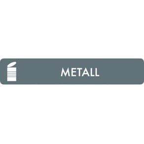 Kildesorteringsmagnet Metall 16x3cm