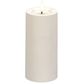 Blockljus KONSTSMIDE LED timer vit 15cm