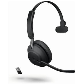 Headset Jabra Evolve2 65 Mono, On-Ear, USB/Bluetooth