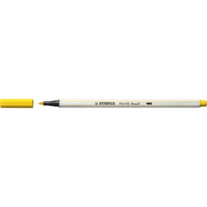 Faserschreiber STABILO Pen 68 brush, gelb