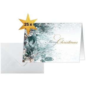 Weihnachtskarten Sigel Eucalyptus magic, 25 Stück