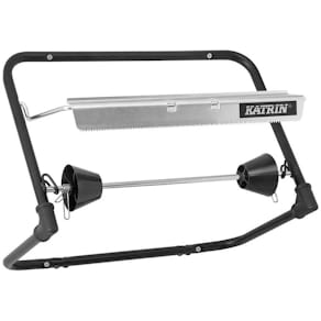 Industripapirdispenser Katrin Wall Rack, vægmonteret, sort