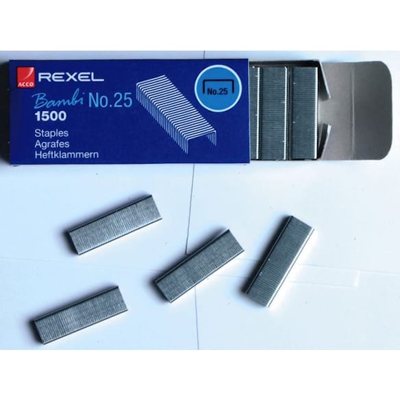 Heftestift REXEL nr.25 Bambi (1500)