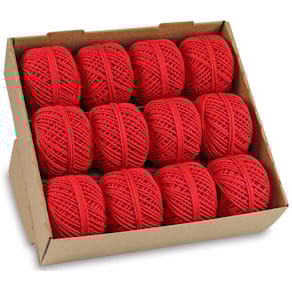 Kordel Baumwolle, 15 m x 2 mm, rot