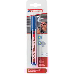 Permanent marker edding 300, blauw