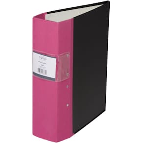 Kontorspärm neutral A4 80mm rosa