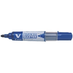 Whiteboardmarker Pilot V-Board Master S, 1-3 mm rund, blå, 10 stk
