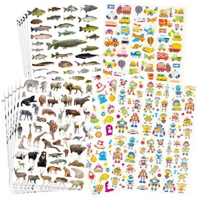 Stickers storpack blandade motiv 526/fp