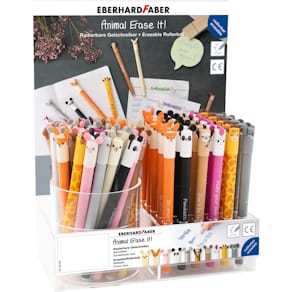 Gelschreiber Eberhard Faber Animal Erase It!, sortiert