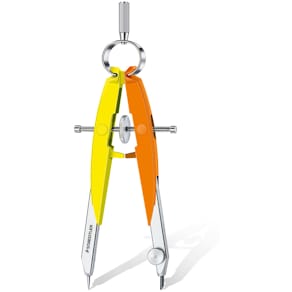 Geometriezirkel STAEDTLER Mars Comfort, neon gelb/orange