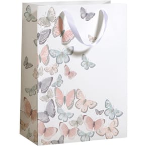 Geschenkzak Tender Butterflies, L, 33,5 x 26 x 13,5 cm
