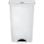 Avfallskärl pedal RUBBERMAID Slim Jim® vit 68L