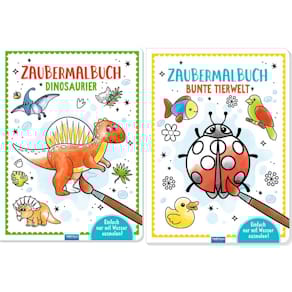 Zaubermalbuch TRÖTSCH, sortiert, 2 Motive à 5 Stück