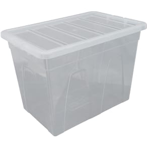 Opbergdoos Whitefurze Spacemaster, 64 liter, pak van 3 stuks