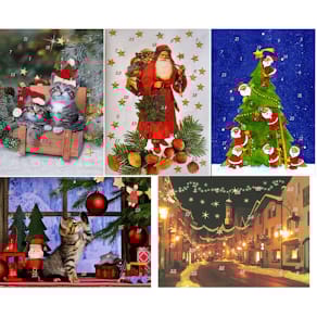 Adventskalender Apollo A4, sortiert, 10er-Set