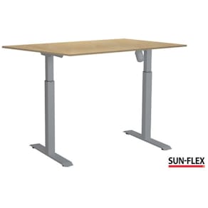 Bord SUN-FLEX II höj/sänk 160x80 grå/bjö